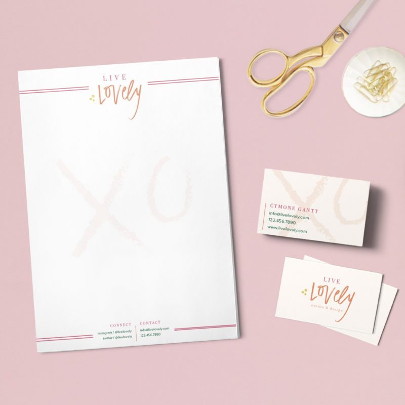Dallas Brand Design + Dallas Website Design for Live Lovely | Doodle Dog