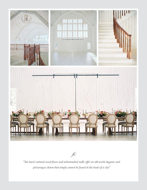 Dallas Branding Design | Media Kit for The White Sparrow Barn