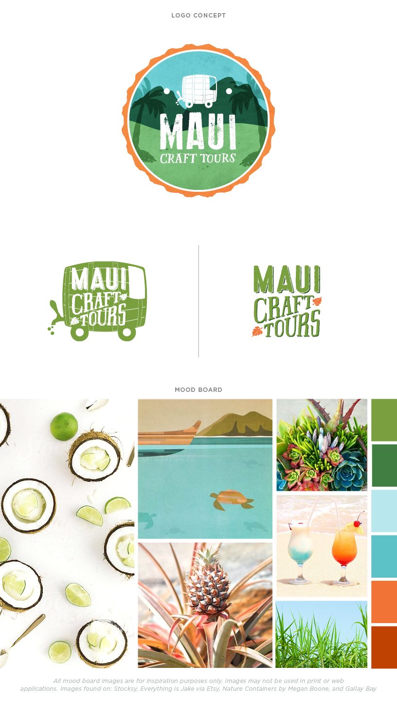 Small Business Branding for Maui Craft Tours | Doodle Dog