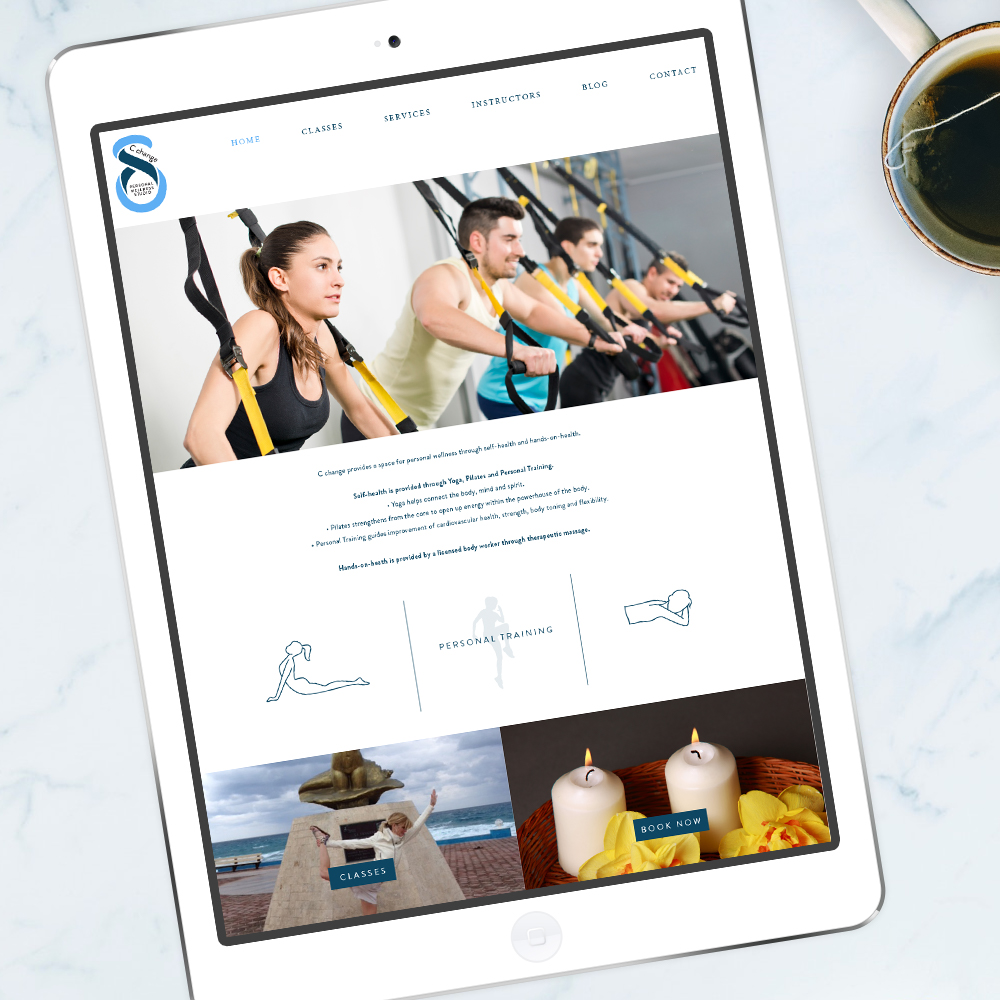 Fitness Studio Website Design