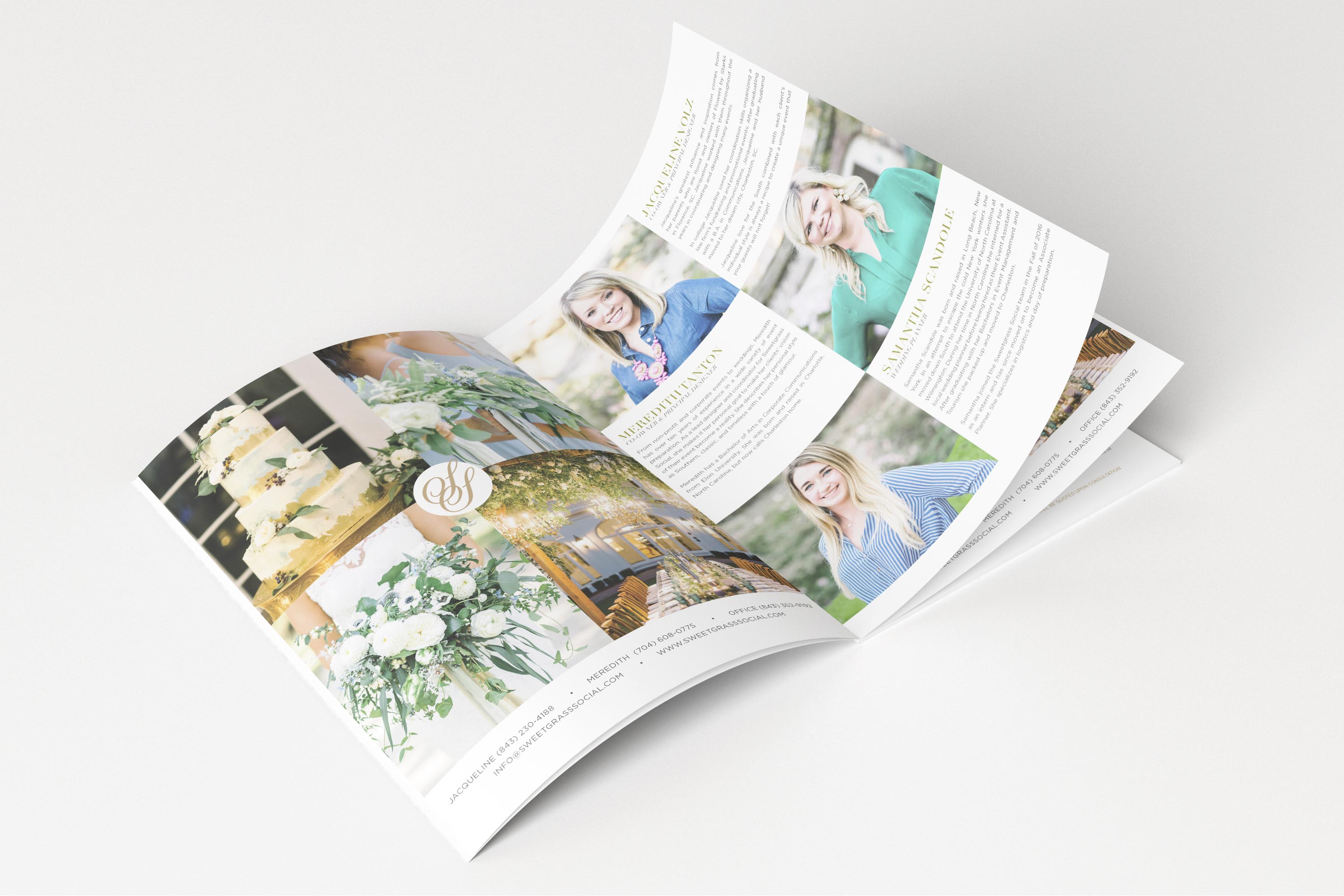 media kit design, sales kit design, wedding planner