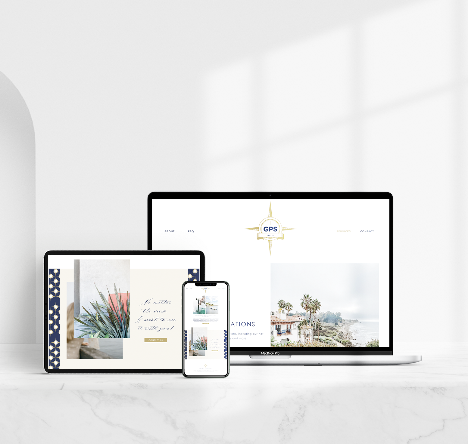 Travel Agency Brand Design, Travel Agency Website Design