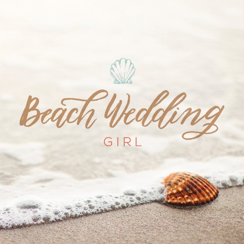 Beach Wedding Girl | Feminine Logo Design