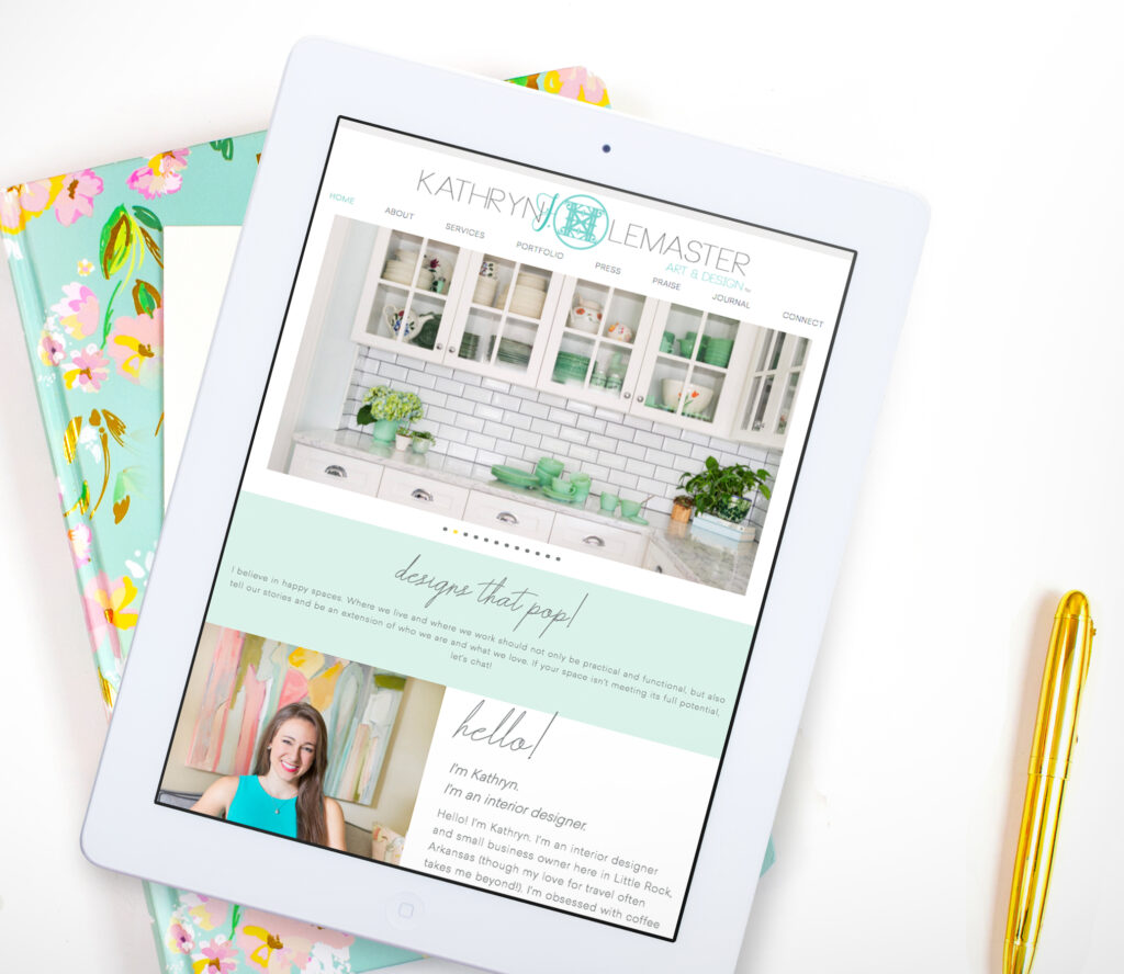 interior designer website design