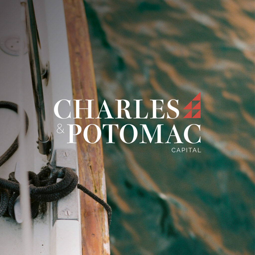 charles & potomac capital brand design, financial brand design